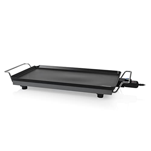 Princess 102325 Table Chef XXL Classic, revestimiento antiadherente de doble capa, 2500 W, superficie de 60 x 36 cm, asas frías al tacto, temperatura regulable, para entre 4 y 6 personas