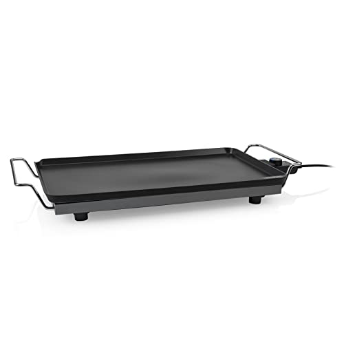 Princess 102325 Table Chef XXL Classic, revestimiento antiadherente de doble capa, 2500 W, superficie de 60 x 36 cm, asas frías al tacto, temperatura regulable, para entre 4 y 6 personas