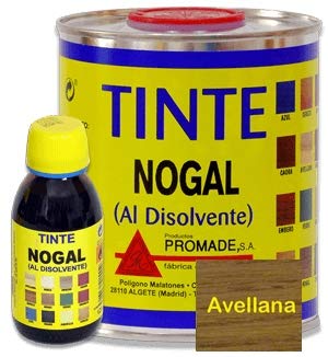 Promade - Tinte al disolvente para teñir la madera. Tonos de madera y colores vivos y modernos (750 ml, Avellana)