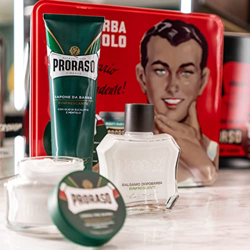 Proraso Estuche Regalo Gino Vintage, color Cranberry, 3 Unidad