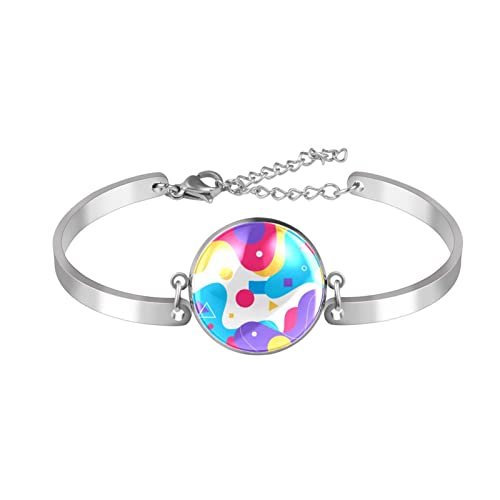 Pulsera Para Mujer Pulsera Para Niña Elegante Pulsera Regalos Dia De San Valentin Ondulación Abstracta Colorida