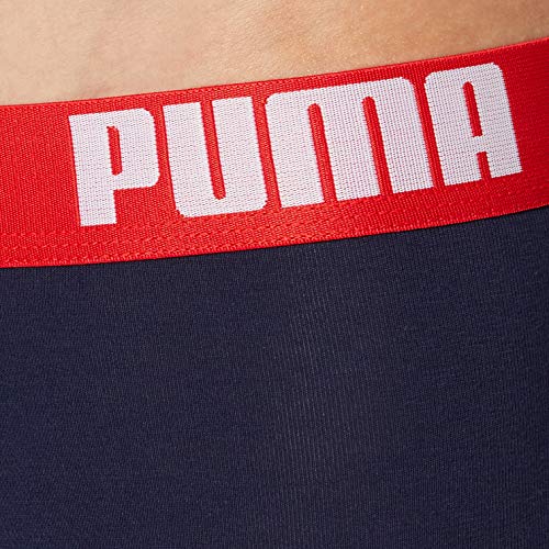 PUMA Basic Men's Boxers (5 Unidades) Calzoncillos Tipo bóxer, Color Azul y Gris, XL (Pack de 5) para Hombre