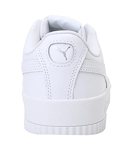 PUMA Carina L, Zapatillas Bajas, para Mujer, Blanco (Puma White-Puma White-Puma Silver), 40 EU