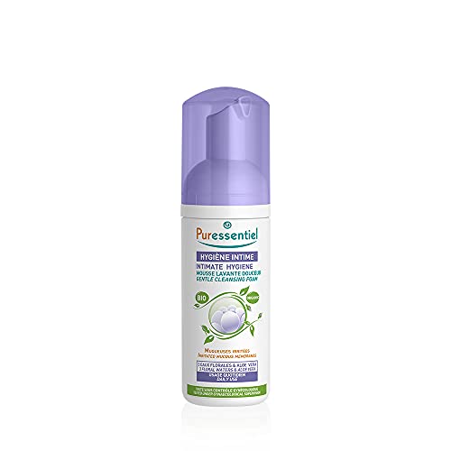 Puressentiel - Higiene Íntima - Espuma de Higiene Íntima limpiador suave certificado BIO- Limita y previene la irritación y el picor íntimo - 150ml