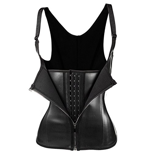 Queenral Corsé Adelgazar Látex Faja Reductora Mujer Cuerpo Chaleco Waist Trainer