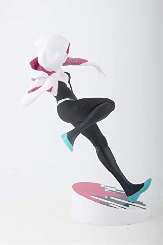 QWYU 24cm Spider Woman Gwen Stacy Figuras de acción Estatua Serie Juguete