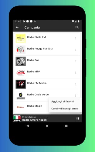 Radio Italia - Radio Italia FM, Emisoras Italianas para escuchar gratis en el Teléfono y la Tableta