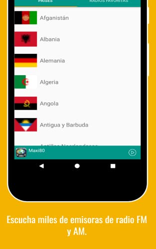 Radios del Mundo - Emisoras de Radio AM y FM en Vivo Gratis para Escuchar en Amazon y Android