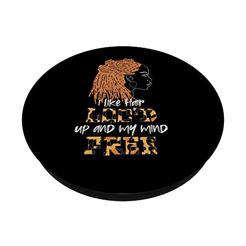 Rastas Peinado Loc'd Up Melanin Afro Dreads Amante PopSockets PopGrip Intercambiable