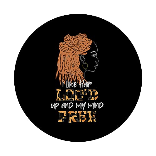 Rastas Peinado Loc'd Up Melanin Afro Dreads Amante PopSockets PopGrip Intercambiable