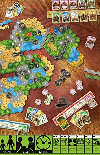 Ravensburger - El Dorado, Juego de mesa, Light Strategy Game a partir de 10 años, Versión Española - 30 x 30 x 7 cm