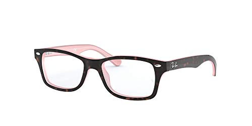 Ray-Ban 0Ry1531, Monturas de Gafas Unisex-Niños, Marrón (Top Havana on Opal Pink), 46