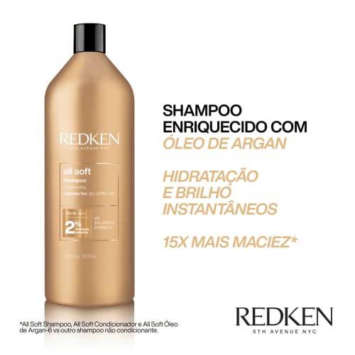 Redken All Soft Champú 1000 ml