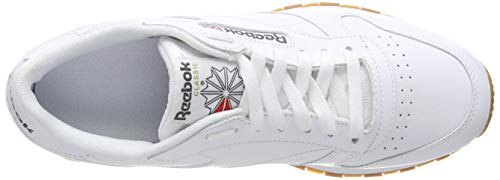 Reebok Classic Leather, Zapatillas de Deporte Hombre, Blanco INT White Lt Grey, 39