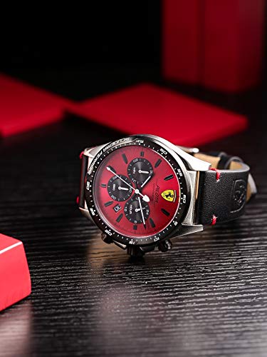 Reloj Scuderia Ferrari para Hombre 0830387, Negro (Rojo/Negro)