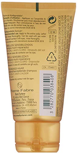 René Furterer Champú Nutri Solaire reparadora para después del sol del tamaño 50ml viaje