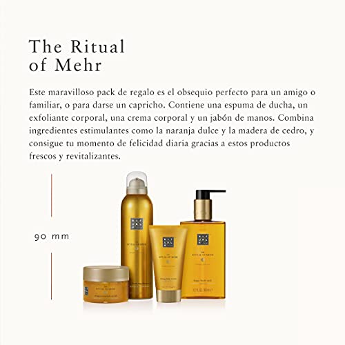 RITUALS Cesta Regalo del Ritual of Mehr, Tamaño Mediano - Con Naranja Dulce y Madera de Cedro - Propiedades Energizantes y Estimulantes con Vitamina C