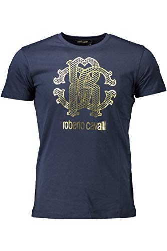 Roberto Cavalli Hombre T-Shirt HST62E 04926 Camiseta