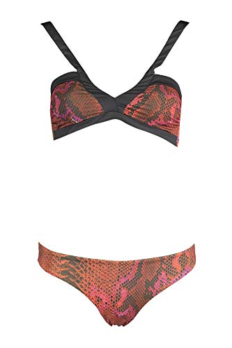 Roberto Cavalli HSW08C - Bikini para mujer rojo S