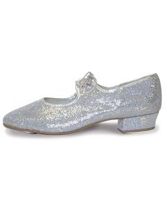 Roch Valley LHPH - Zapatos de claqué (efecto holograma) Silver Hologram Talla:4.5 UK / 37.5 EU