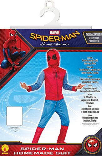 Rubies- Spiderman Disfraz para niños, Multicolor, L (8-10 años)