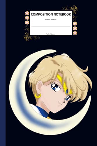 Sailor Uranus: Composition Notebook 100 Lined Pages 6x9 Notebook • Writing Journal • Diary • Notepad ( V10)