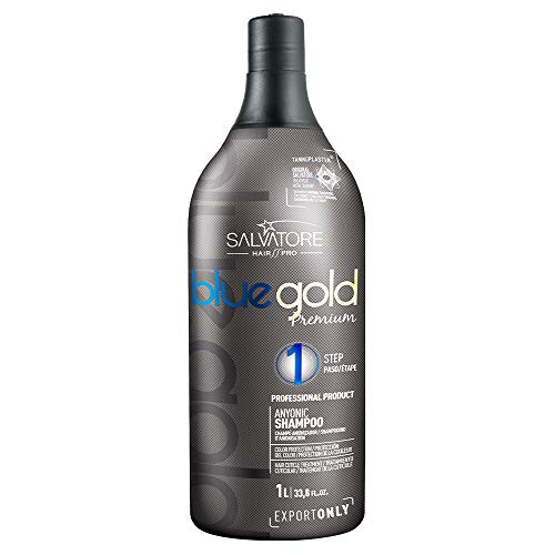 Salvatore Shampoo Anti-Residuos Blue Gold Premium, 1L