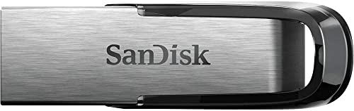 SanDisk Ultra Flair Memoria flash USB 3.0 de 256 GB, con carcasa de metal duradera y elegante y hasta 150 MB/s de velocidad de lectura, Plata y negro