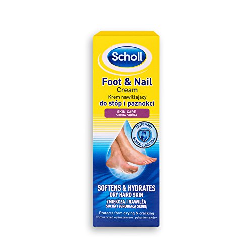 Scholl Crema hidratante para pies y uñas, 75 ml
