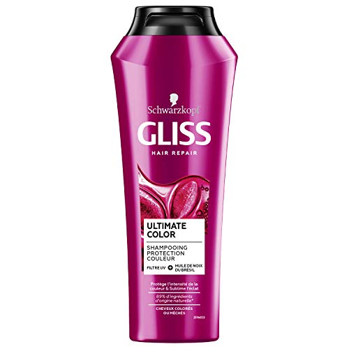 Schwarzkopf Gliss –  – Champú – Color y brillo – FLACON 250 ml – juego de 2