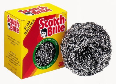 Scotch-Brite Casa-Detergenti per la Cucina Salvauñas para Parrillas con Asa, Compuesto, Negro, 7x8x8 cm
