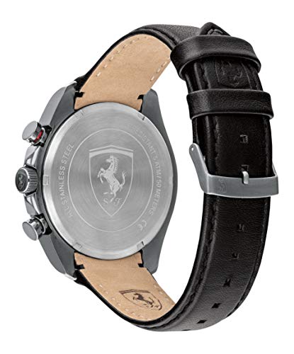 Scuderia Ferrari Reloj analógico para Hombre. de Cuarzo con Correa en Cuero 0830650