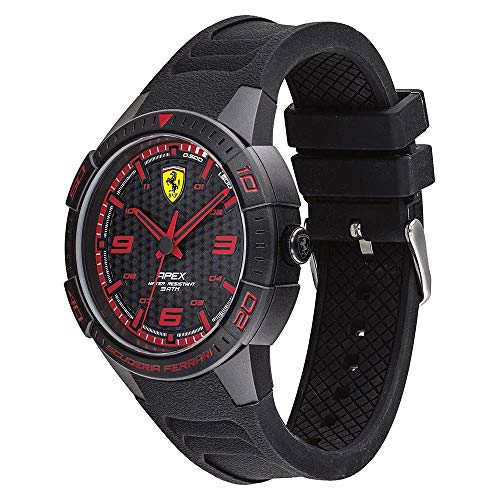 Scuderia Ferrari Reloj analógico para Hombre. de Cuarzo con Correa en Silicona 0830662