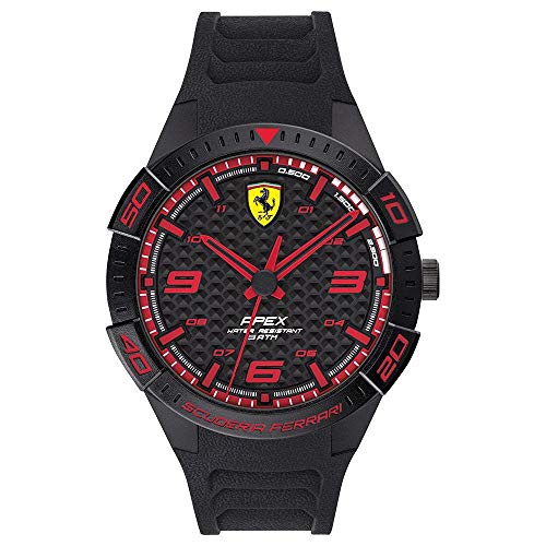 Scuderia Ferrari Reloj analógico para Hombre. de Cuarzo con Correa en Silicona 0830662