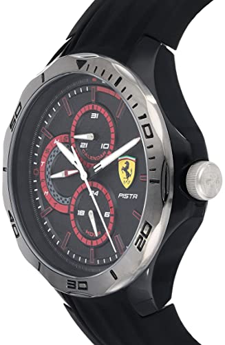 Scuderia Ferrari Reloj Analógico para Hombre de Cuarzo con Correa en Silicona 0830725