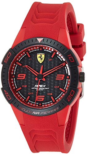 Scuderia Ferrari Reloj analógico para Hombre. de Cuarzo con Correa en Silicona 0840033