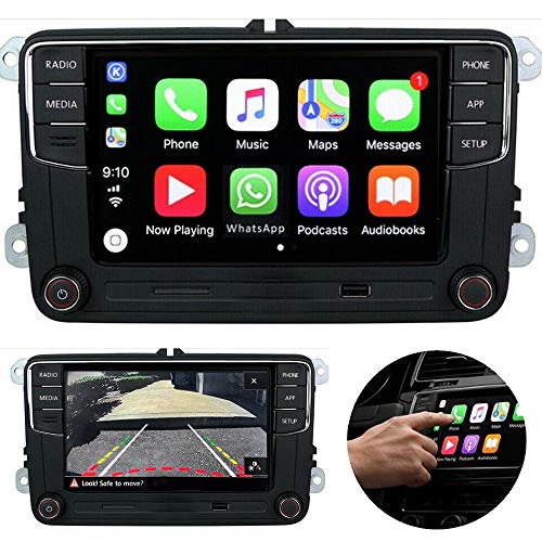 SCUMAXCON 6,5"coche Radio ESTEREO CarPlay MirrorLink Bluetooth para VW Golf, Caddy, Touran, CC