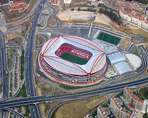 SDBRKYH Estadio da Luz Modelo, Estadio do Sport Lisboa e Benfica Edificio del Gimnasio del Club 3D Puzzle Los Aficionados colecciona Souvenirs