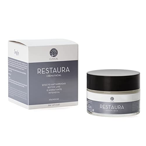 Segle Clinical | Crema Restaura | Hidratante y Antiarrugas con efecto Bótox-Like | Hidratación Profunda | Ácido Hialurónico | 50 ml