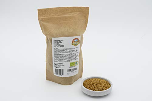 Semillas de fenogreco orgánico – 1 kg – Como preparación de té o especia – Fenogreco – crudos