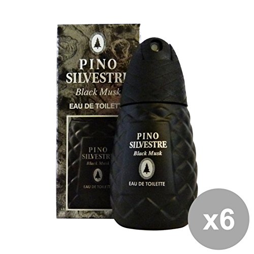 Set 6 PINO SILVESTRE Eau De Toilette Colonia Negro Musgo 75 ml Perfumes