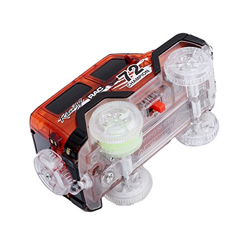 Shop-Story – Coche Magic para circuito mágico Tracks flexible luminoso fosforescente 4x4 color rojo