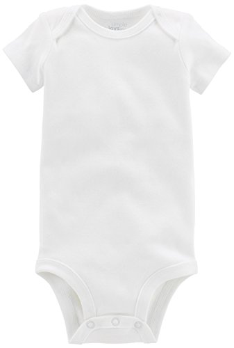 Simple Joys by Carter's Baby paquete de 8 body de manga corta ,Blanco ,6-9 Meses