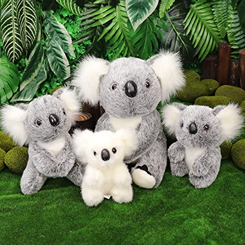 Simulación Koala muñeco de Peluche Koala muñeca zoológico Regalo para niños Gris 28cm