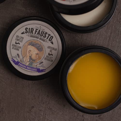 Sir Fausto Pomada Brillante 100ML- Abyssinian oil- Bio Lipid Complex- Quinoa Hidrolizada