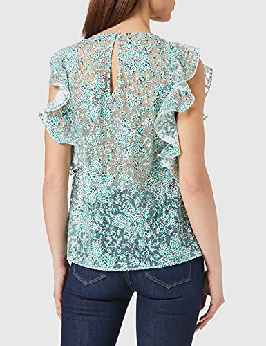 Sisley Blouse 5IOF5QER6 Blusa, Multicolor 83q, M para Mujer