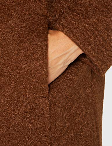 Sisley Coat Abrigo, Marrón (Cappuccino Brown 668), 38 para Mujer