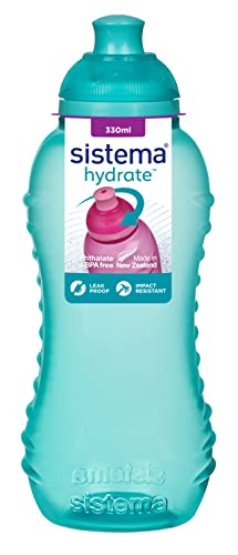 Sistema Hydrate Twist 'n' Sip - Botella de plastico, 330 ml, 1 unidad [colores surtidos]