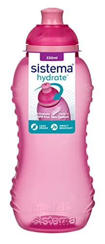 Sistema Hydrate Twist 'n' Sip - Botella de plastico, 330 ml, 1 unidad [colores surtidos]