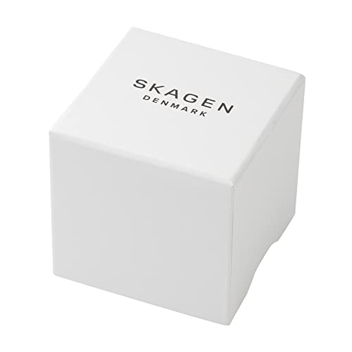 Skagen Sundby para hombre, reloj de acero inoxidable con fecha de tres manecillas